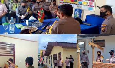 Kapolres Rohul Kunjungan Kerja ke Mapolsek Ujung Batu