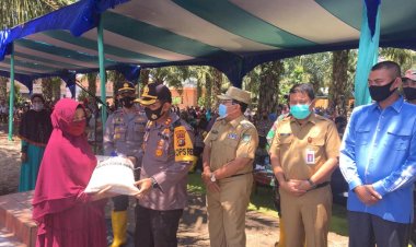 Kampung Tangguh Nusantara Desa Sontang  Diresmikan, Kapolres Rohul Berharap Terwujud Ketahanan Pangan