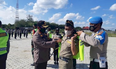 Dilepas Kapolres Rohul, Satgas Pemburu Teking Siap Tindak Pelanggar Protkes