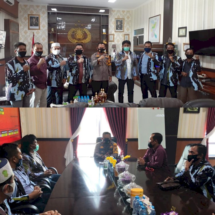 Kapolres Rohul Silaturahmi Dengan IPK, Minta Jaga Sitkamtibmas Jelang Pilkada