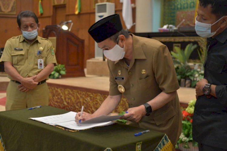 Diteken Gubri, KUA PPAS Perubahan 2020 Ditargetkan Disahkan Akhir September
