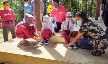 GeRak Salurkan Donasi Konsumen Alfamart di Rimbang Baling Kampar