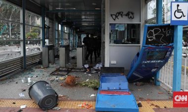 Jakarta Rugi Rp65 Miliar Imbas Demo Rusuh Omnibus Law