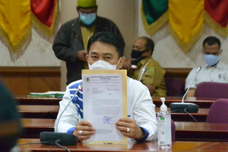 Surati Presiden, DPRD Riau Sampaikan Aspirasikan Penolakan UU Ciptaker