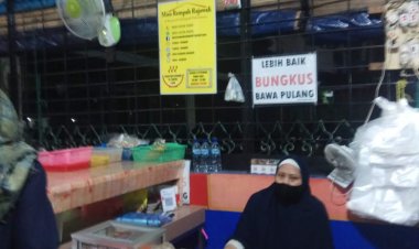Warung Makan di Pekanbaru Anjurkan Pelanggan Bungkus dan Bawa Pulang Makanan