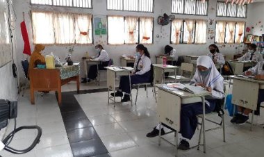 Pekanbaru Ujicoba Belajar Tatap Muka, Orangtua Antusias