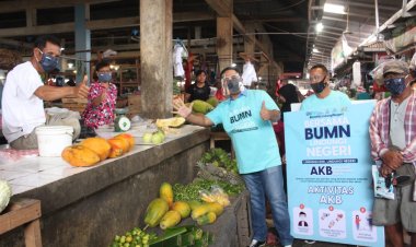 PTPN V Salurkan Masker Satgas BUMN Covid-19