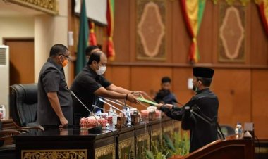 DPRD Riau Paripurna Tutup Masa Sidang 2020 dan Buka Masa Sidang II/2021