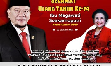 Ketua DPD RI Sampaikan Doa di Ultah Megawati Soekarnoputri