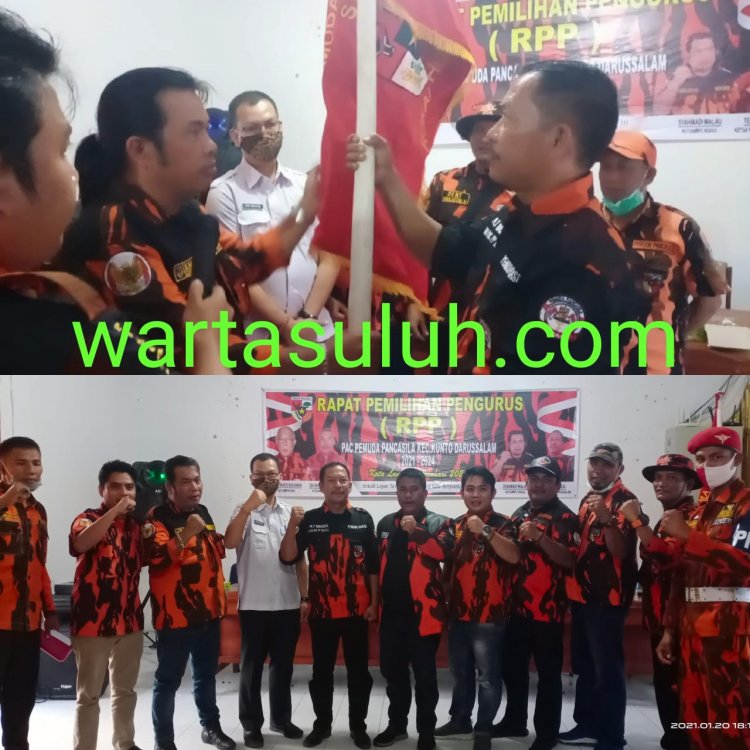 Ketua MPC Pemuda Pancasila Rohul  Lantik Ketua PAC  Kunto Darussalam
