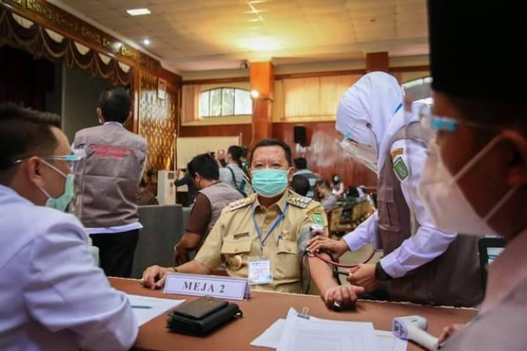Sudah 7.060 Orang Divaksin Covid-19 di Riau