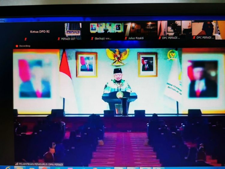 Ketua DPD RI Dukung Peradi Perjuangkan Wadah Tunggal Organisasi Advokat