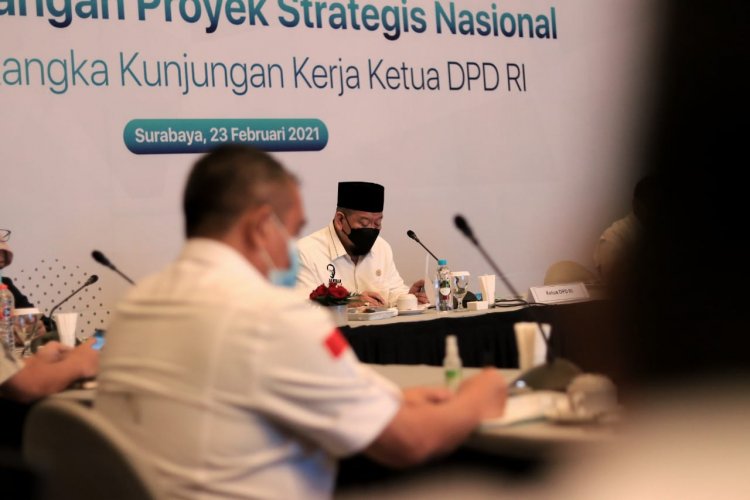 Ketua DPD RI Minta Pembebasan Lahan Harus Adil