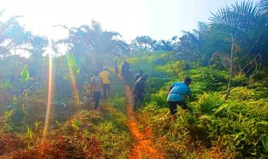 Jalan Objek wisata ‘Negeri di Atas Awan’ Rohul Sasaran TMMD ke-110