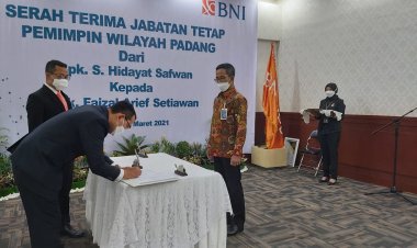 Faizal Arief Setiawan Jadi Pemimpin BNI Wilayah Padang