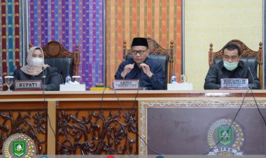 DPRD Dengarkan Jawaban Bupati Bengkalis terkait Pandangan Umum Fraksi