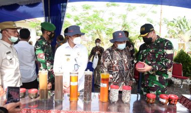 Bupati Kampar Dampingi Rombongan Wantanas Kunker ke KUD Sawit Jaya