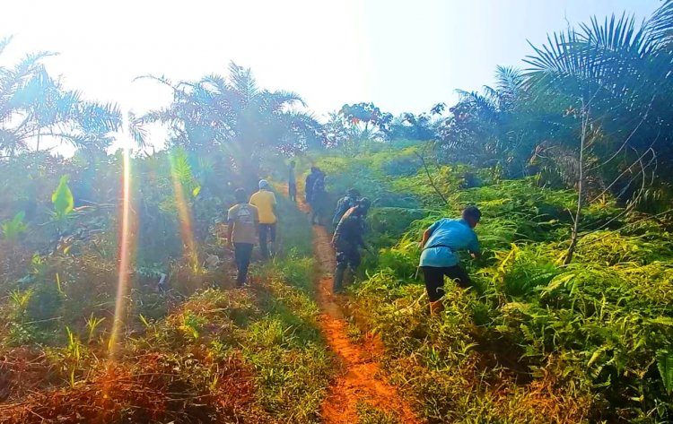 Jalan Objek wisata ‘Negeri di Atas Awan’ Rohul Sasaran TMMD ke-110