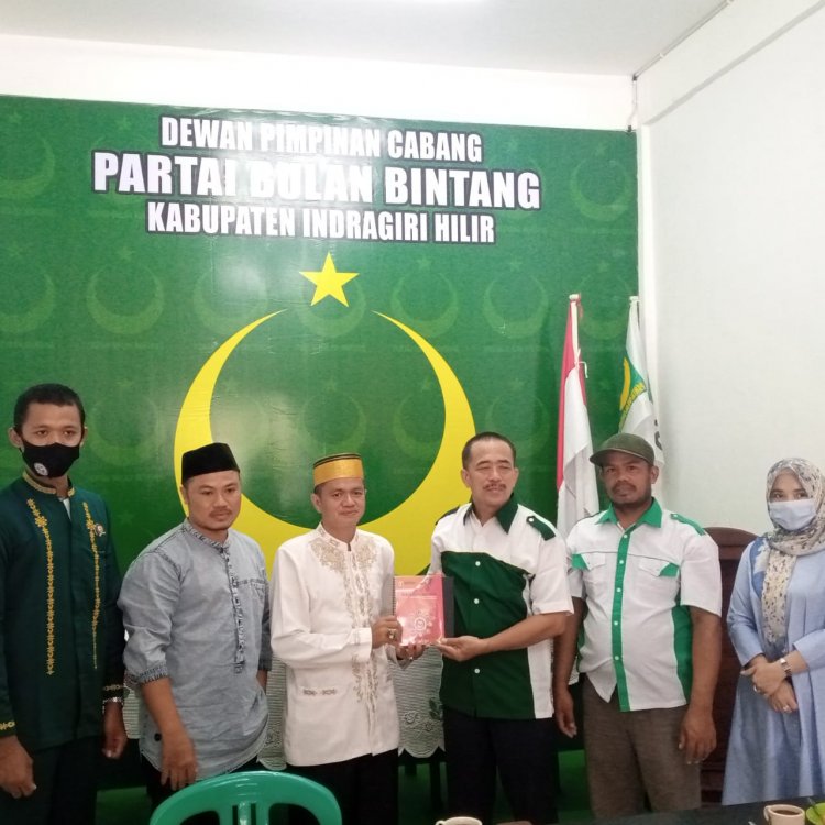 Bawaslu Inhil Berkunjung ke DPC PBB Inhil