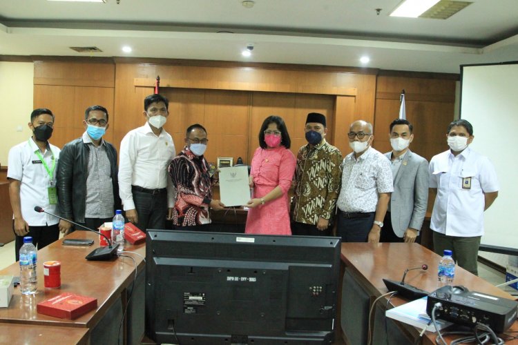 Bapemperda Majene Adukan Perpres tentang Standar Harga Satuan Regional ke PPUU DPD RI
