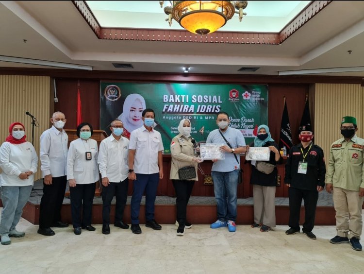 Fahira Idris Ajak Masyarakat Bantu PMI Amankan Stok Darah
