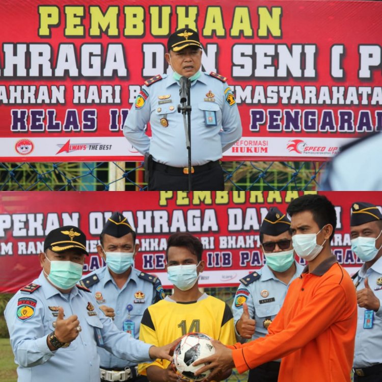 Hari Bhakti Pemasyarakatan ke-57, Lapas Kelas II B Pasir Pengaraian Gelar Porsenap 