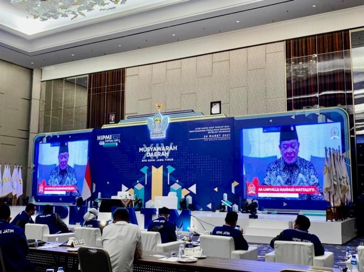 Bicara di Musda XIV BPD HIPMI Jatim, Ketua DPD RI Sampaikan Cara Cepat Pulihkan Ekonomi Daerah
