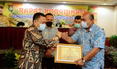 Tingkatkan Sinergi, Bupati Kampar  Rakor Dengan Pelaku Usaha Perkebunan