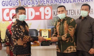 DPRD Sijunjung dan Tanah Datar Stuban Penanganan Covid-19 ke Dinkes Kampar