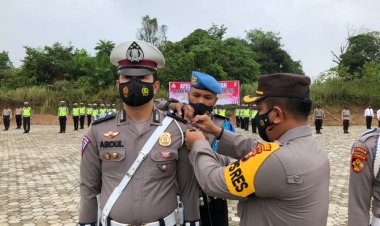 Kapolres Rohul Jadi Irup Gelar Pasukan Operasi Keselamatan Lancang Kuning 2021