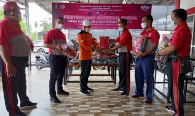 Lapas Pasir Pengaraian Serahkan Bansos Bencana Alam di NTT