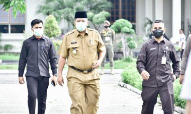 Bupati Siak Alfedri Ungkap Sudah Terjadi Penurunan Kasus Covid-19
