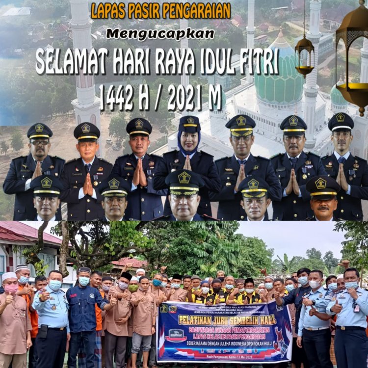 Warga Binaan Lapas Pasir Pengaraian Dapat Pelatihan 'Juleha'
