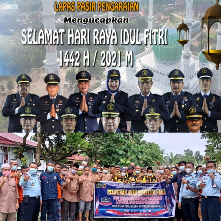 Warga Binaan Lapas Pasir Pengaraian Dapat Pelatihan 'Juleha' 