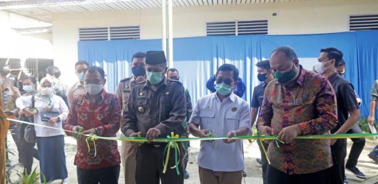 Bupati Siak Alfedri Launching Operasional Bank Sampah Berkelana di Minas