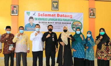 Desa Bukit Intan Makmur Masuk Tujuh Besar  Desa Pangan Aman Nasional