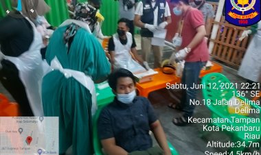 102 Pengunjung Warnet dan Kafe di Pekanbaru Di-swap Antigen di Tempat