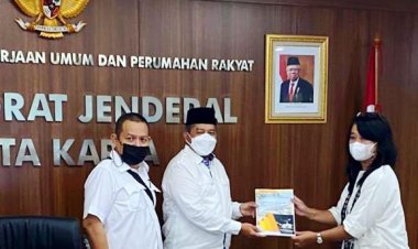 Bupati Siak Alfedri Ajukan Proposal Pembangunan Air Bersih ke Dirjen Cipta Karya