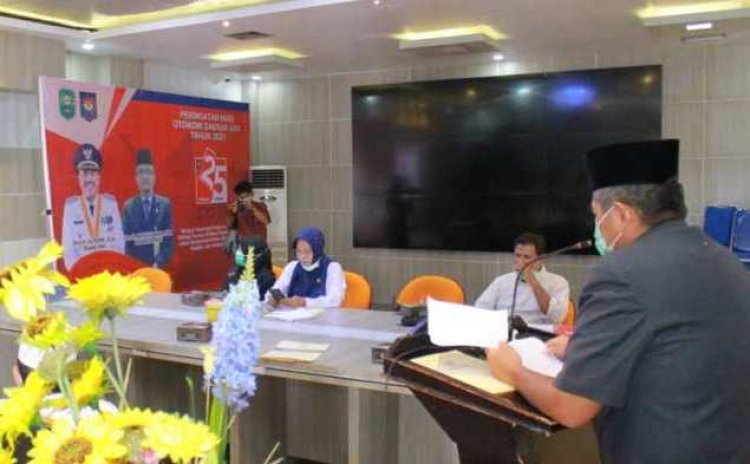 Bupati Siak Alfedri Ikuti Rapat Paripurna Ranperda Pertanggungjawaban APBD 2020