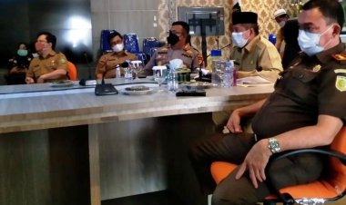 Bupati Siak dan Satgas Covid -19 Ikuti Rakor Antisipasi Lonjakan Covid-19
