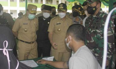 Pangdam I/BB Apresiasi Serbuan Vaksinasi Massal Siak, Wujud Bela Negara