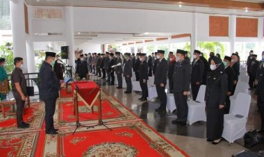 Alfedri Lantik 170 Pejabat, Ajak Jajarannya Tingkatkan Sense of Crisis