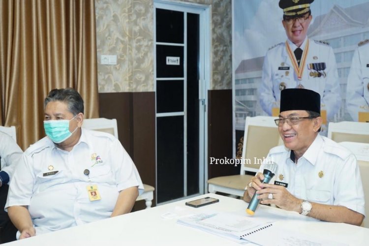 Bupati Inhil Jadi Narasumber Webinar Tentang Perkelapaan Tajaan IPB  