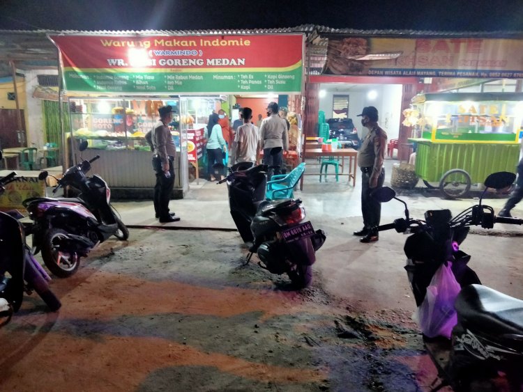 Tim Yustisi Tindak Tempat Usaha, Warung Makan Diminta Prioritaskan Layanan Take Away
