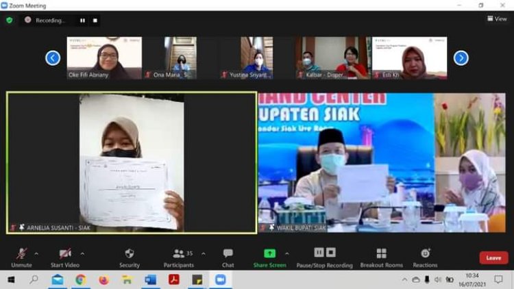 Kolaborasi Pemkab Siak dan Pemkab Sintang Bangkitkan Ekonomi Masyarakat di Tengah Pandemi Covid-19