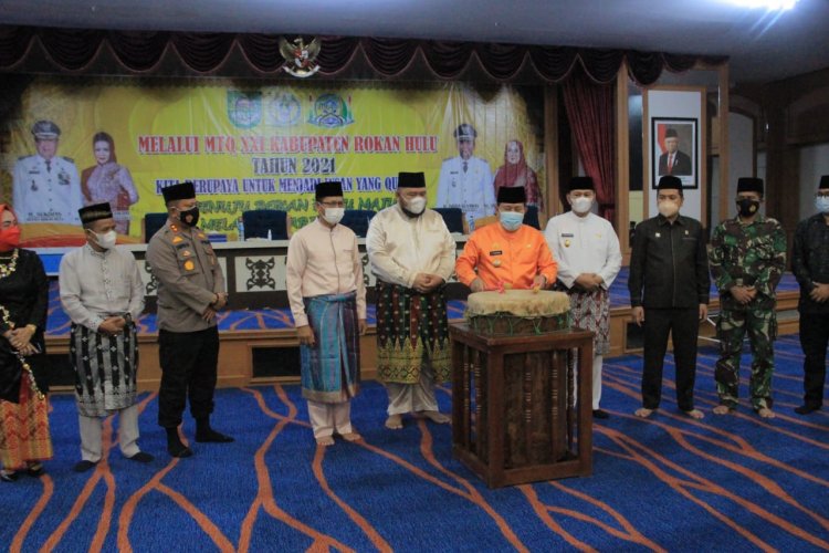 Bupati Rohul Buka MTQ XXI, Semarakkan Qurani di Tengah Pandemi