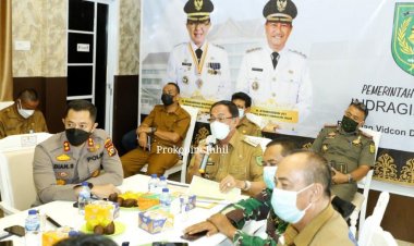 HM Wardan Laporkan Kondisi Terkini Covid-19 ke Gubernur