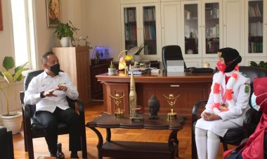 Dwita, Si "Anak Kebun" Paskibraka Istana Disambut Keluarga Besar PTPN V