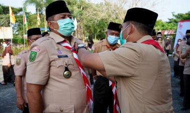 Kwarcab Siak Terima Anugrah Kepeloporan Gudep Ramah Lingkungan