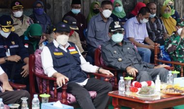 Bupati Inhil Dampingi Kunker Gubri di Kecamatan Tanah Merah